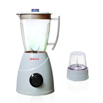 300W Powerful Motor Plastic Jar 2 Speeds Fruit Blender Mill 2 in 1 (B20)